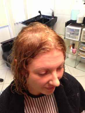 לפני השלמת שיער